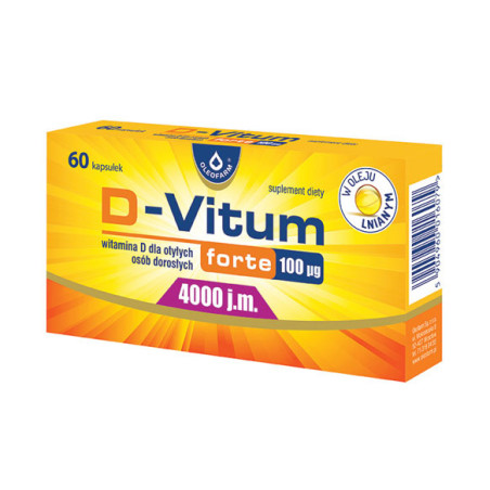 OLEOFARM D-VITUM FORTE 4000 j.m. - 60kaps