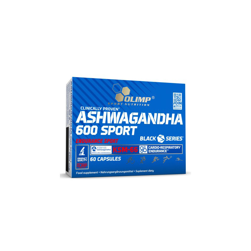 OLIMP ASHWAGANDHA 600 SPORT 60 kaps. OLIMP ASHWAGANDHA 600 SPORT 60 kaps.