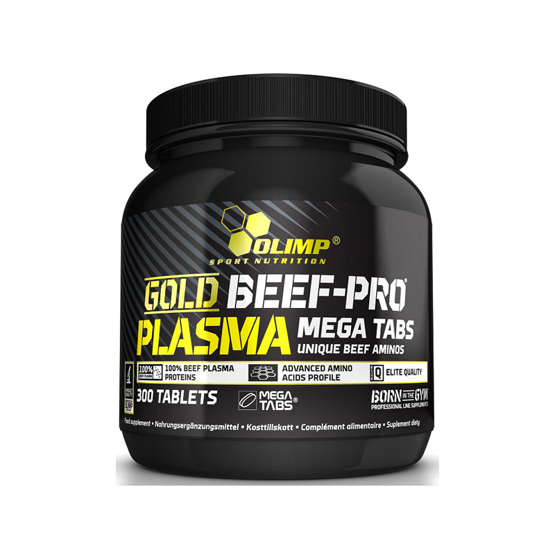 OLIMP GOLD BEEF PRO PLASMA MEGA TABS 300 tabl. OLIMP GOLD BEEF PRO PLASMA MEGA TABS 300 tabl.