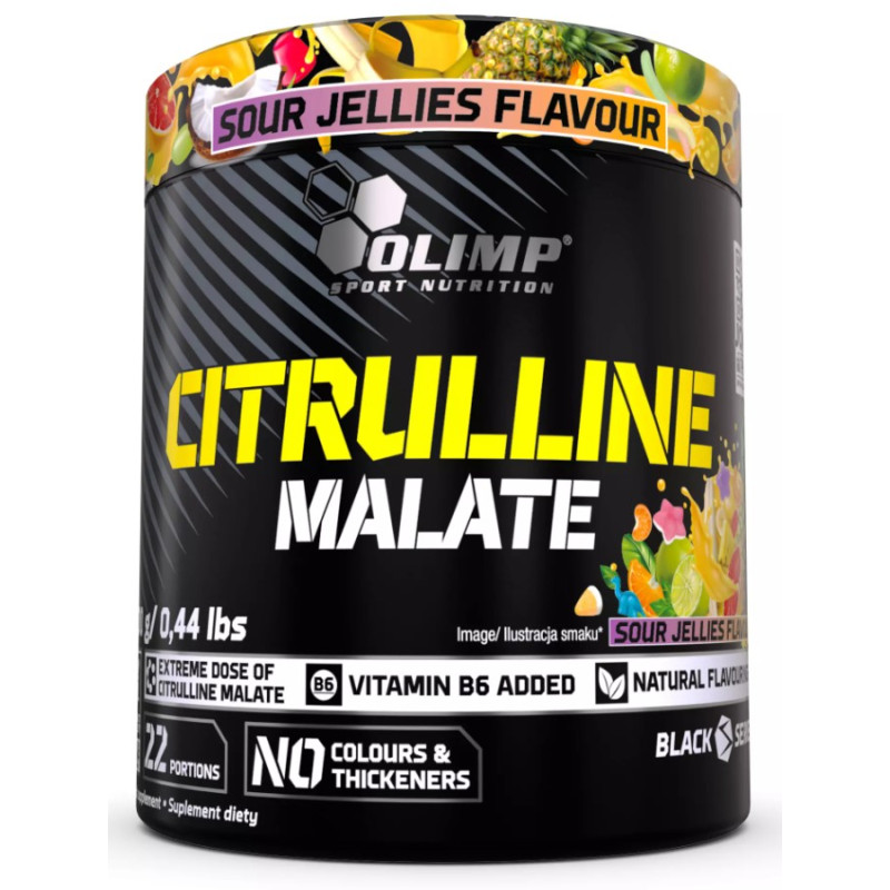 OLIMP CITRULLINE MALATE 200g sour jellies OLIMP CITRULLINE MALATE 200g sour jellies
