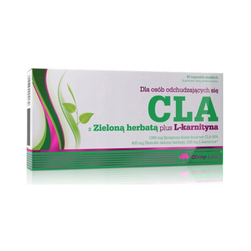OLIMP CLA Z ZIEL. HERBATĄ+KARNITYNA 60 k. OLIMP CLA Z ZIEL. HERBATĄ+KARNITYNA 60 k.