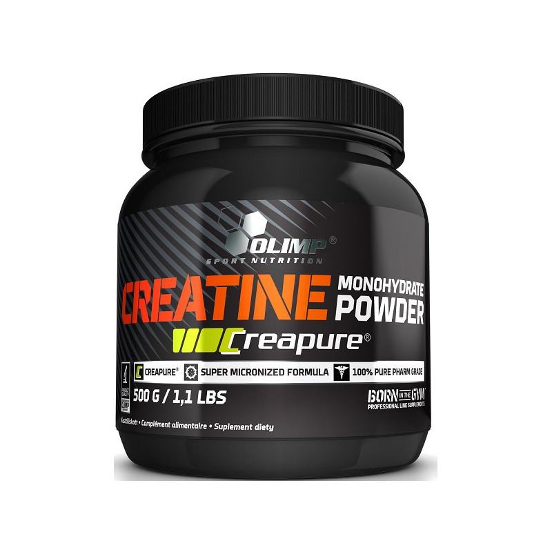 OLIMP CREATINE MONOHYDRATE POWDER 500 g creapure OLIMP CREATINE MONOHYDRATE POWDER 500 g creapure