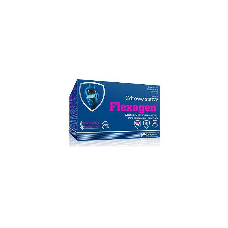 OLIMP FLEXAGEN 30 saszetek malinowy OLIMP FLEXAGEN 30 saszetek malinowy