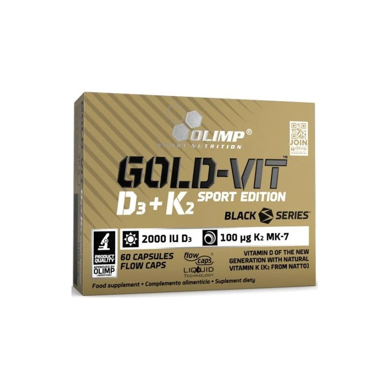OLIMP GOLD-VIT D3+K2 2000IU sport edition-60kaps OLIMP GOLD-VIT D3+K2 2000IU sport edition-60kaps