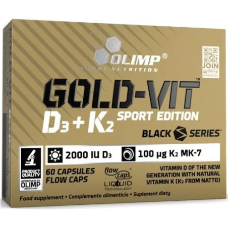 OLIMP GOLD-VIT D3+K2 2000IU sport edition-60kaps