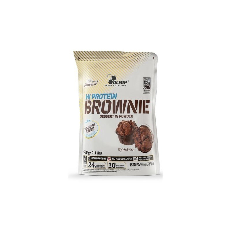 OLIMP HI PROTEIN BROWNIE 500g OLIMP HI PROTEIN BROWNIE 500g