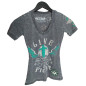 OLIMP LADY'S TEE- RIDE FREE charcoal XS OLIMP LADY'S TEE- RIDE FREE charcoal XS
