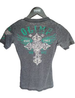 OLIMP LADY'S TEE- RIDE FREE charcoal XS