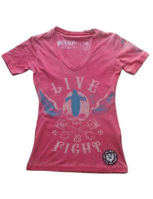 OLIMP LADY'S TEE- RIDE FREE pink M
