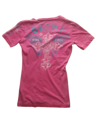 OLIMP LADY'S TEE- RIDE FREE pink S