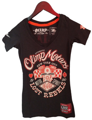 OLIMP LADY'S TEE- LOST REBELS black XS