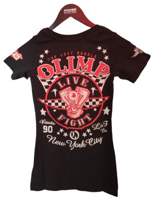OLIMP LADY'S TEE- LOST REBELS black XS