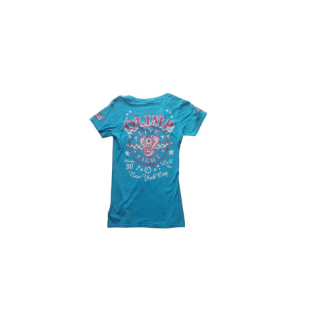 OLIMP LADY'S TEE- LOST REBELS aqua L