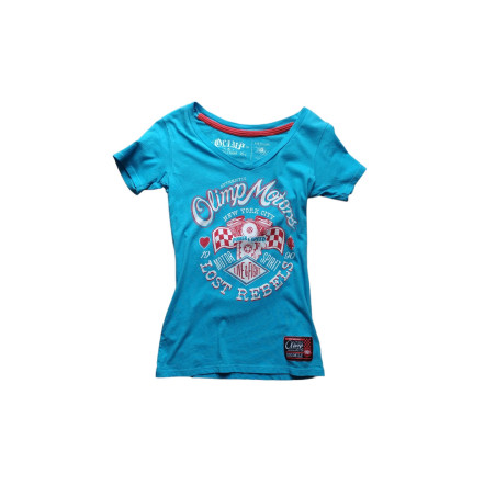 OLIMP LADY'S TEE- LOST REBELS aqua M