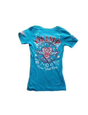OLIMP LADY'S TEE- LOST REBELS aqua M