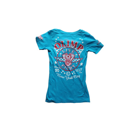OLIMP LADY'S TEE- LOST REBELS aqua M