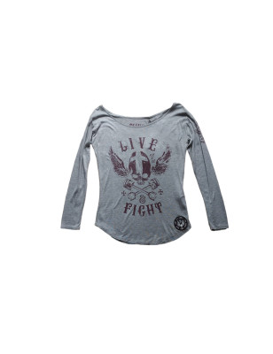 OLIMP LADY'S L/S-VOODOO MOTORS grey L
