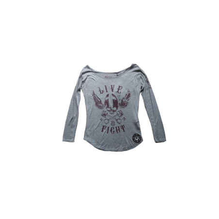 OLIMP LADY'S L/S-VOODOO MOTORS grey L