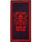 OLIMP LIVE AND FIGHT TOWEL black&red 100x50