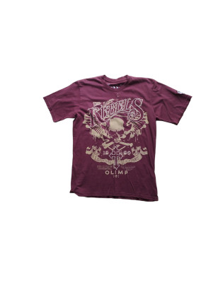 OLIMP MEN'S TEE LOST REBELS burgundy M