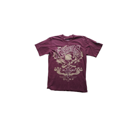 OLIMP MEN'S TEE LOST REBELS burgundy M