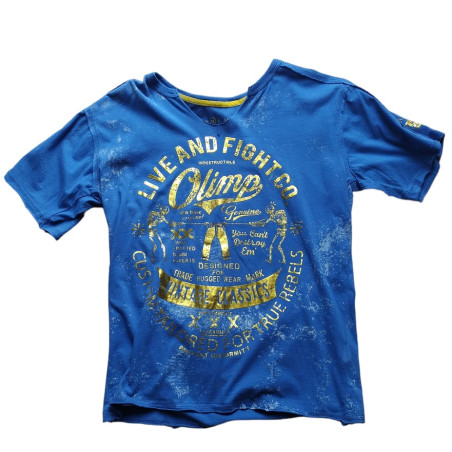 OLIMP MEN'S TEE TRUE REBELS blue L