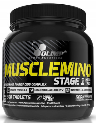 OLIMP MUSCLEAMINO STAGE 1 mega tabs - 300 tabl.