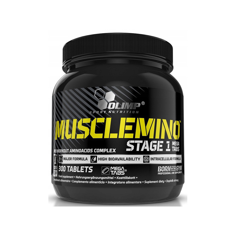 OLIMP MUSCLEAMINO STAGE 1 mega tabs - 300 tabl. OLIMP MUSCLEAMINO STAGE 1 mega tabs - 300 tabl.