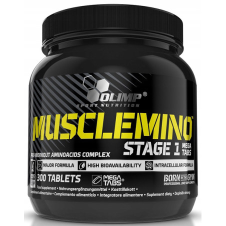 OLIMP MUSCLEAMINO STAGE 1 mega tabs - 300 tabl.