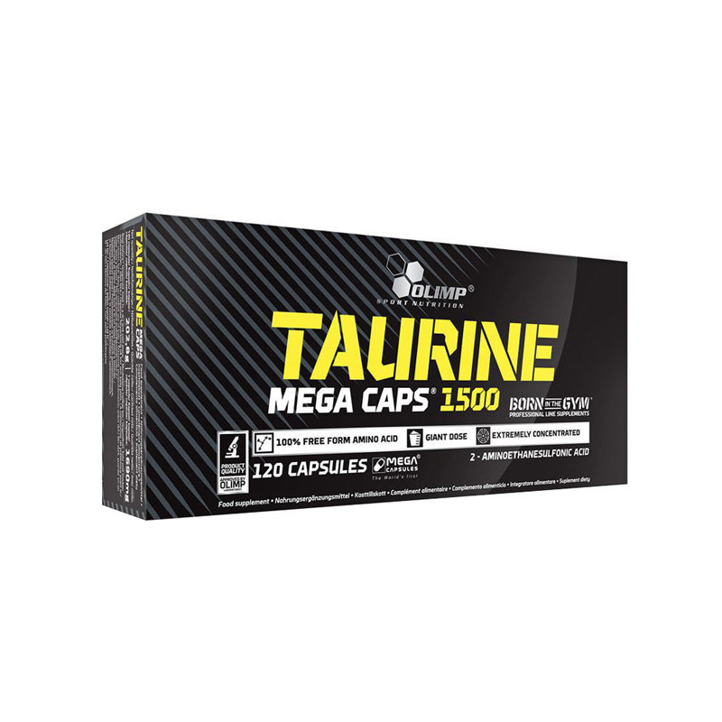 OLIMP TAURINE MEGA CAPS 120 kaps. OLIMP TAURINE MEGA CAPS 120 kaps.