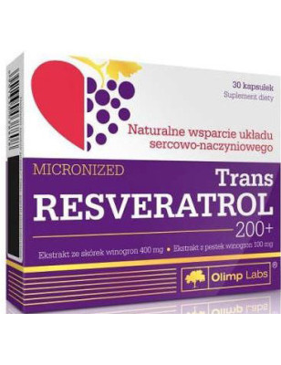 OLIMP TRANS RESVERATROL 200+ 30kaps