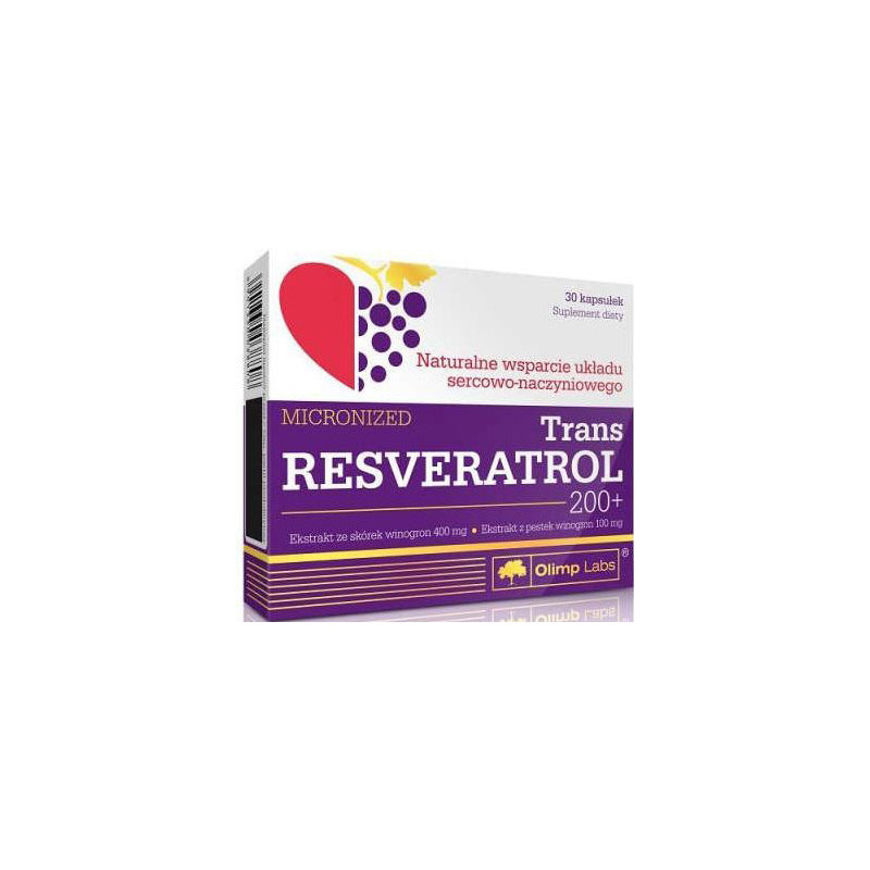 OLIMP TRANS RESVERATROL 200+ 30kaps OLIMP TRANS RESVERATROL 200+ 30kaps