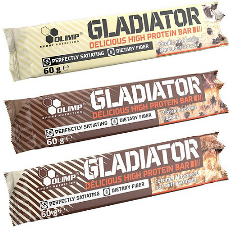 OLIMP BATON GLADIATOR 60g white chocolate espresso