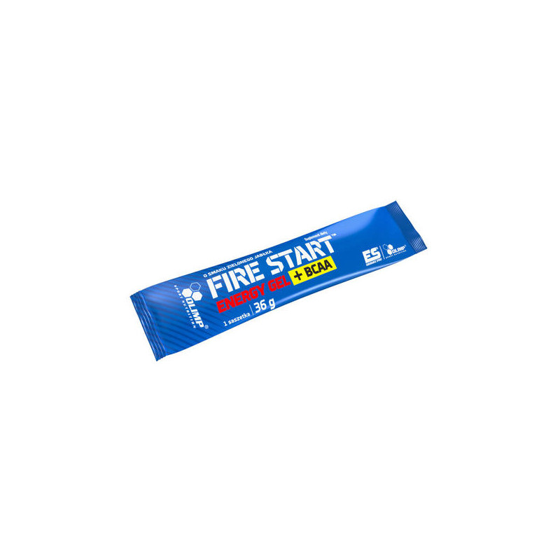 OLIMP FIRE START ENERGY GEL+BCAA 36g zielone jabłk OLIMP FIRE START ENERGY GEL+BCAA 36g zielone jabłk