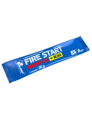 OLIMP FIRE START ENERGY GEL+BCAA 36g zielone jabłk