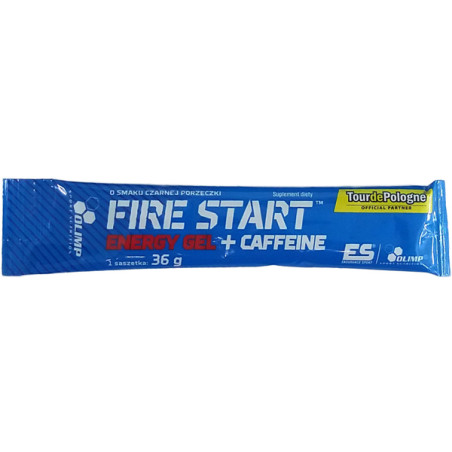 OLIMP FIRE START ENERGY GEL+CAFFEINE 36g czarna p
