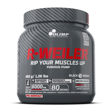 OLIMP REDWEILER 480 g - jagodowo-cytrynowy