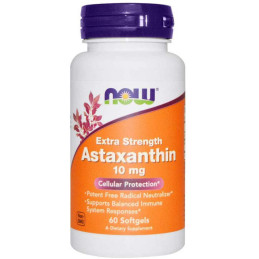 NOW ASTAXANTHIN 10mg - 60 kaps