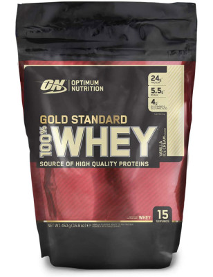 OPTIMUM WHEY GOLD BAG ZIP 450g VANILLA