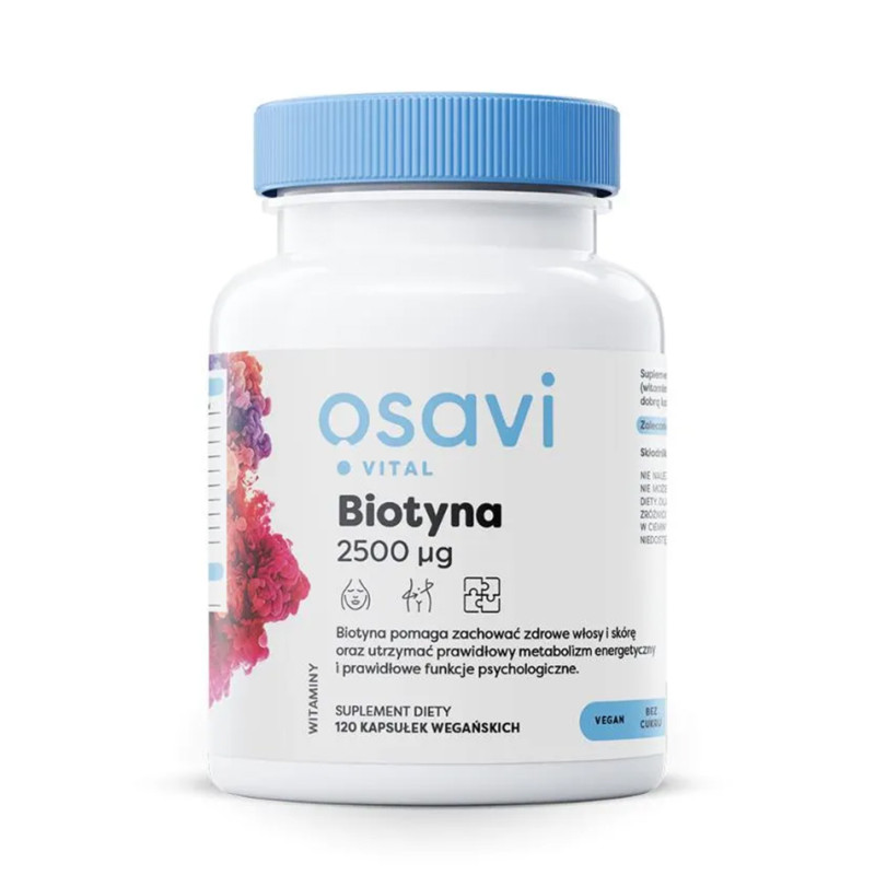 OSAVI BIOTYNA 2500 mcg 120 kaps vegan OSAVI BIOTYNA 2500 mcg 120 kaps vegan