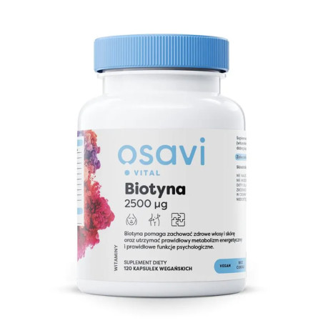 OSAVI BIOTYNA 2500 mcg 120 kaps vegan