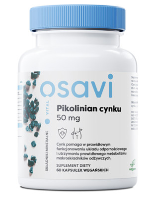 OSAVI PIKOLINIAN CYNKU 50mg - 60kaps vege
