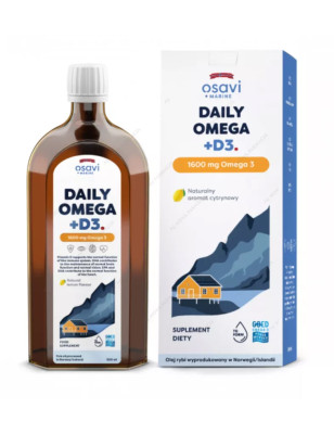 OSAVI DAILY OMEGA+D3 MARINE 1600 mg OMEGA 3-250 cy