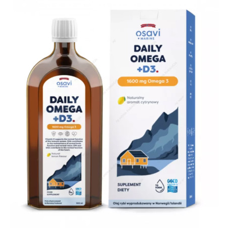 OSAVI DAILY OMEGA+D3 MARINE 1600 mg OMEGA 3-250 cy