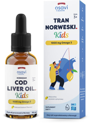 OSAVI TRAN NORWESKI KIDS 1000mg OMEGA3 50ml cytryn