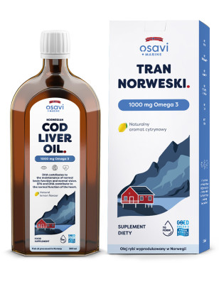 OSAVI TRAN NORWESKI 1000mg OMEGA3 500ml cytryna