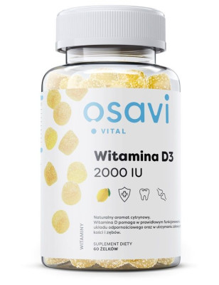 OSAVI WITAMINA D3 2000iu cytryna - 60 gummies
