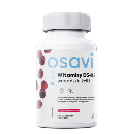OSAVI WITAMINY D3+K2 60 gummies