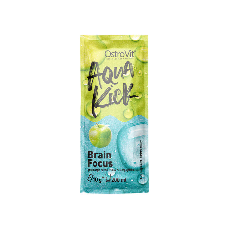 OSTROVIT AQUA KICK BRAIN FOCUS 10g green apple OSTROVIT AQUA KICK BRAIN FOCUS 10g green apple