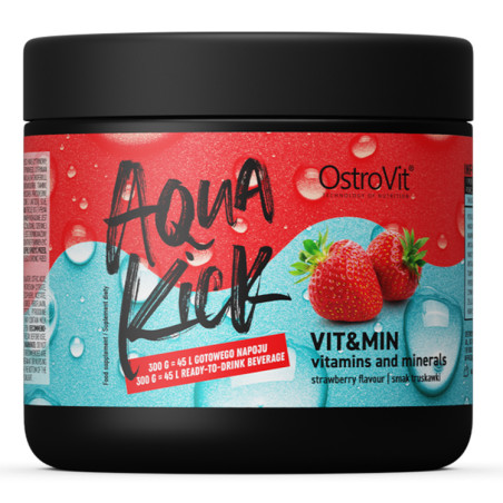 OSTROVIT AQUA KICK VIT&MIN 300g strawberry